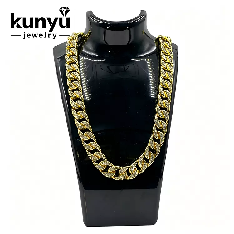 گردنبند هیپ هاپ Iced Out گردنبند هیپ هاپ Iced Out